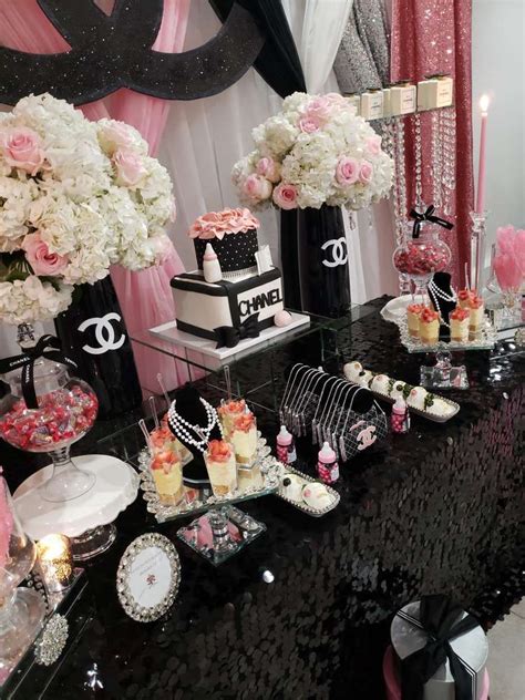 chanel party decoration ideas|chanel themed party outfits.